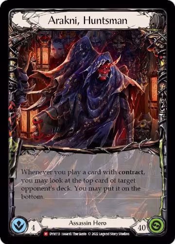 Arakni, Huntsman (DYN113), Dynasty — Flesh & Blood card price