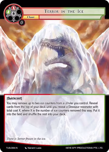 Terror in the Ice (TUS-084 N), The Underworld of Secrets — Force of Will card price
