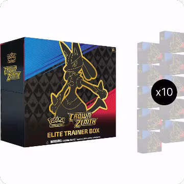 Crown Zenith Elite Trainer Box Case, Crown Zenith — Pokémon sealed product price