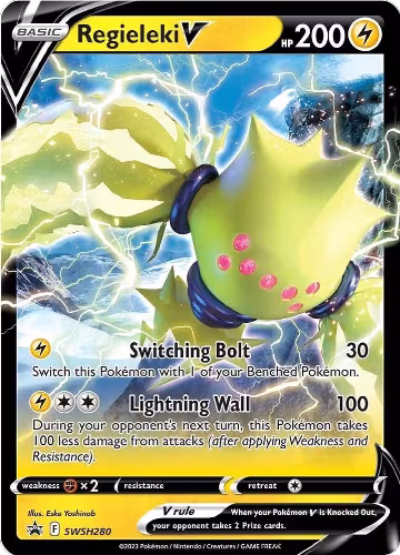 Regieleki V - SWSH280 (SWSH280), Sword & Shield Promo Cards — Pokémon card price