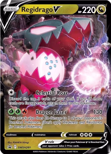 Regidrago V - SWSH281 (SWSH281), Sword & Shield Promo Cards — Pokémon card price