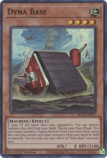 Dyna Base (BLCR-EN017), Battles of Legend: Crystal Revenge — Yu-Gi-Oh! card price