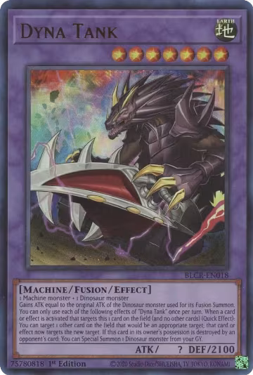 Dyna Tank (BLCR-EN018), Battles of Legend: Crystal Revenge — Yu-Gi-Oh! card price