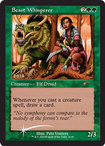 Beast Whisperer (26), 30th Anniversary Promos — Magic card price