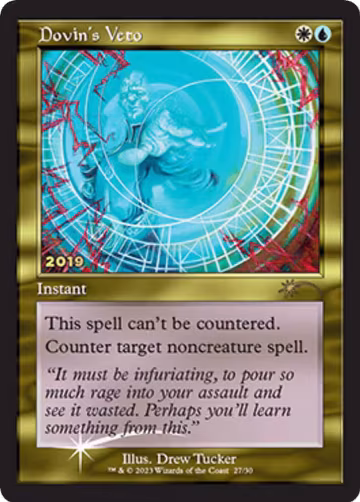 Dovin's Veto (27), 30th Anniversary Promos — Magic card price