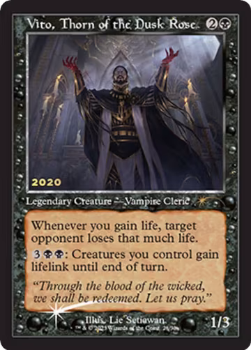 Vito, Thorn of the Dusk Rose (28), 30th Anniversary Promos — Magic card price