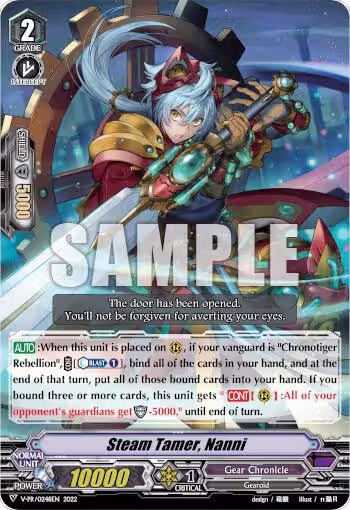 Steam Tamer, Nanni (V-PR/0248EN), V Promo Cards — Vanguard card price