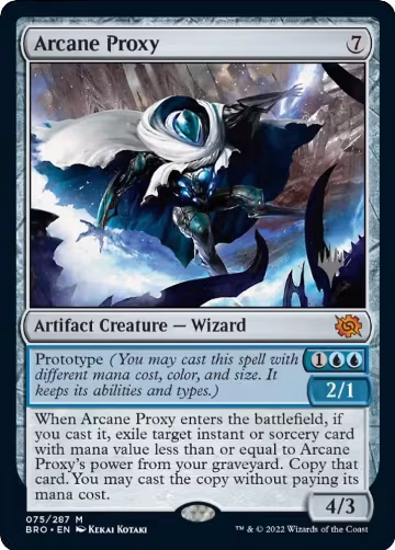 Arcane Proxy (75), Promo Pack: The Brothers' War — Magic card price
