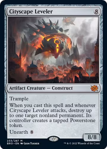Cityscape Leveler (233), Promo Pack: The Brothers' War — Magic card price