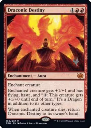 Draconic Destiny (130), Promo Pack: The Brothers' War — Magic card price