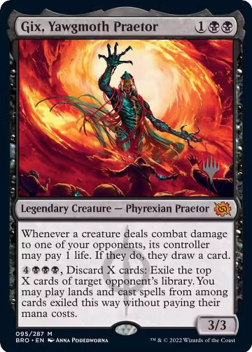 Gix, Yawgmoth Praetor (95), Promo Pack: The Brothers' War — Magic card price