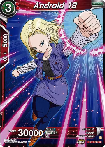 Android 18 (BT19-027), Fighter's Ambition — DB Super card price