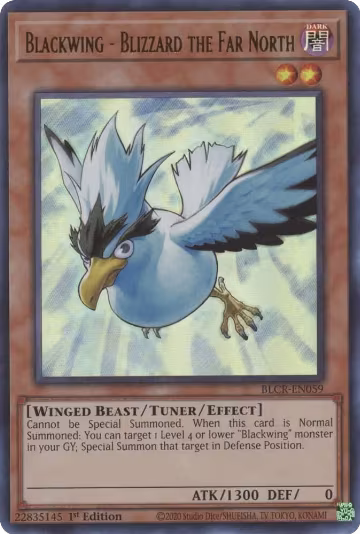 Blackwing - Blizzard the Far North (BLCR-EN059), Battles of Legend: Crystal Revenge — Yu-Gi-Oh! card price