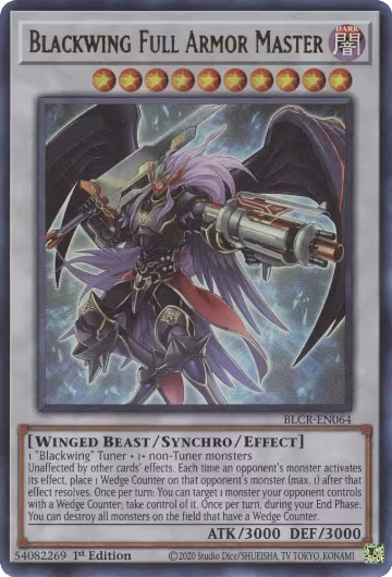 Blackwing Full Armor Master (BLCR-EN064), Battles of Legend: Crystal Revenge — Yu-Gi-Oh! card price