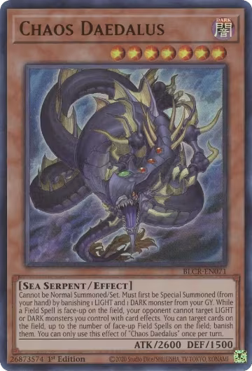Chaos Daedalus (BLCR-EN071), Battles of Legend: Crystal Revenge — Yu-Gi-Oh! card price