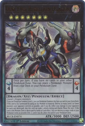 Odd-Eyes Rebellion Dragon (BLCR-EN076), Battles of Legend: Crystal Revenge — Yu-Gi-Oh! card price