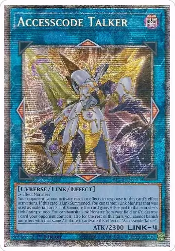 Accesscode Talker (Starlight Rare) (BLCR-EN093), Battles of Legend: Crystal Revenge — Yu-Gi-Oh! card price