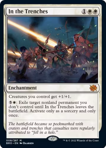 In the Trenches (8), Promo Pack: The Brothers' War — Magic card price