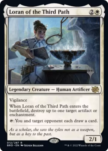 Loran of the Third Path (12), Promo Pack: The Brothers' War — Magic card price