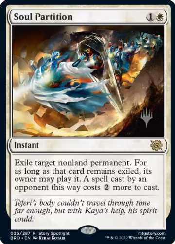 Soul Partition (26), Promo Pack: The Brothers' War — Magic card price