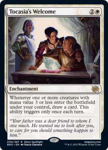Tocasia's Welcome (30), Promo Pack: The Brothers' War — Magic card price