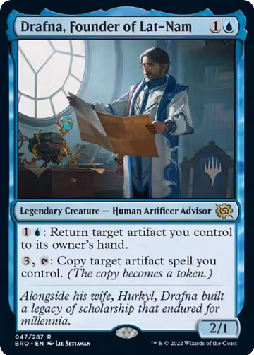 Drafna, Founder of Lat-Nam (47), Promo Pack: The Brothers' War — Magic card price