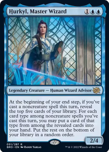 Hurkyl, Master Wizard (51), Promo Pack: The Brothers' War — Magic card price