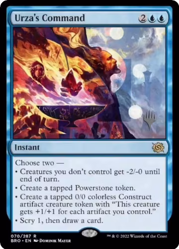Urza's Command (70), Promo Pack: The Brothers' War — Magic card price