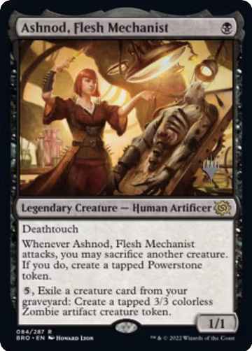 Ashnod, Flesh Mechanist (84), Promo Pack: The Brothers' War — Magic card price