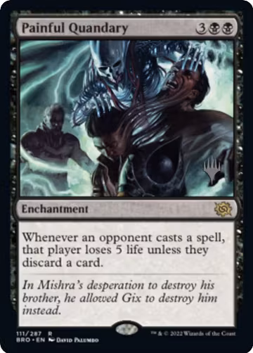 Painful Quandary (111), Promo Pack: The Brothers' War — Magic card price