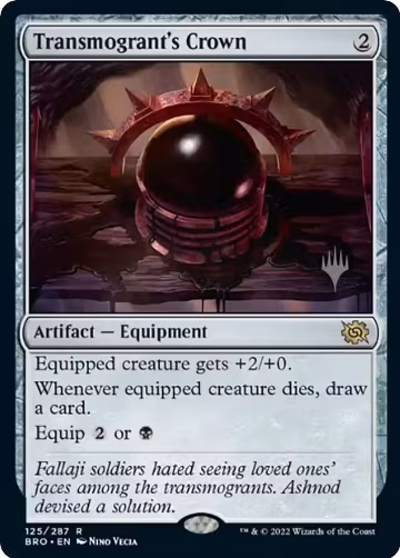 Transmogrant's Crown (125), Promo Pack: The Brothers' War — Magic card price