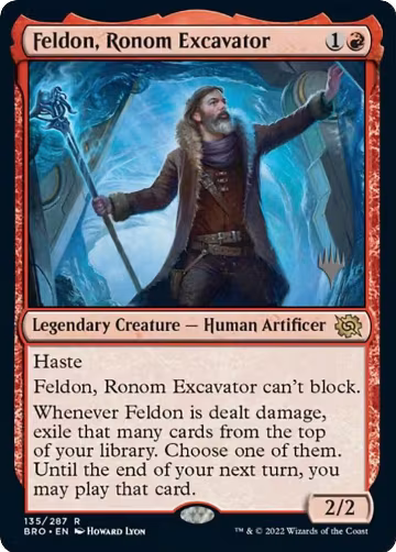 Feldon, Ronom Excavator (135), Promo Pack: The Brothers' War — Magic card price