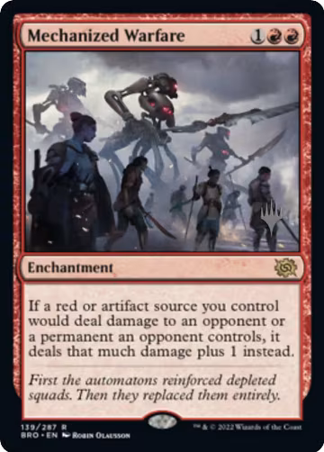 Mechanized Warfare (139), Promo Pack: The Brothers' War — Magic card price