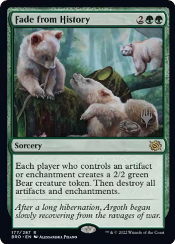 Fade from History (177), Promo Pack: The Brothers' War — Magic card price