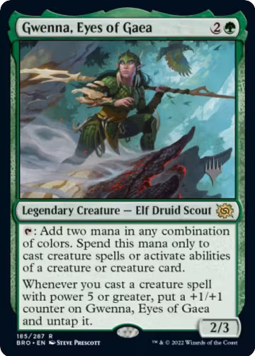 Gwenna, Eyes of Gaea (185), Promo Pack: The Brothers' War — Magic card price