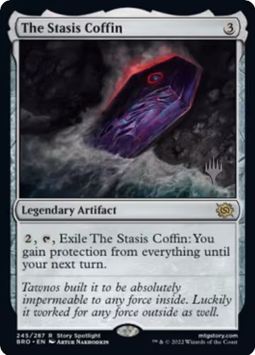 The Stasis Coffin (245), Promo Pack: The Brothers' War — Magic card price