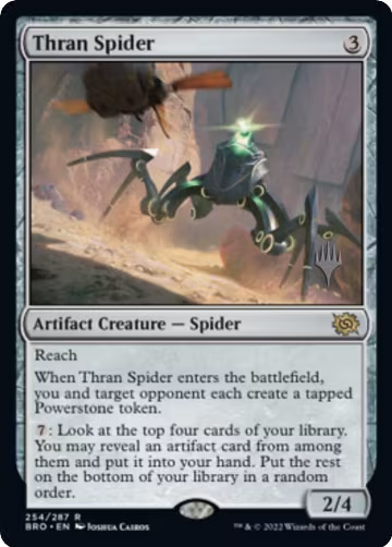 Thran Spider (254), Promo Pack: The Brothers' War — Magic card price