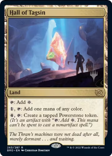 Hall of Tagsin (263), Promo Pack: The Brothers' War — Magic card price