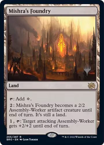 Mishra's Foundry (265), Promo Pack: The Brothers' War — Magic card price