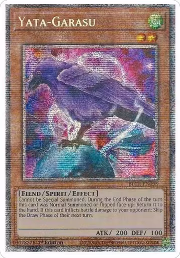 Yata-Garasu (Starlight Rare) (BLCR-EN098), Battles of Legend: Crystal Revenge — Yu-Gi-Oh! card price