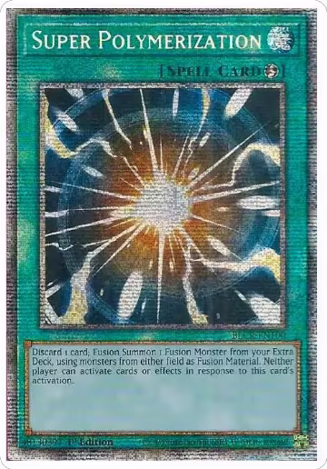 Super Polymerization (Starlight Rare) (BLCR-EN100), Battles of Legend: Crystal Revenge — Yu-Gi-Oh! card price