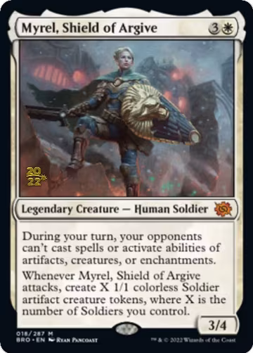Myrel, Shield of Argive (18), Prerelease Cards — Magic card price