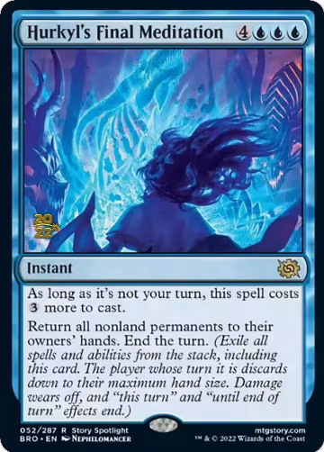 Hurkyl's Final Meditation (52), Prerelease Cards — Magic card price