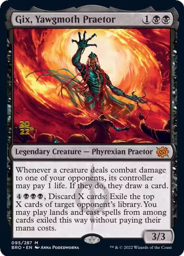 Gix, Yawgmoth Praetor (95), Prerelease Cards — Magic card price