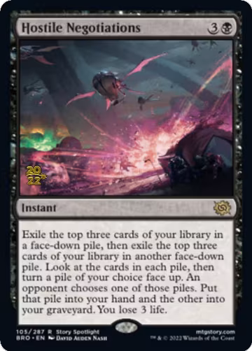 Hostile Negotiations (105), Prerelease Cards — Magic card price
