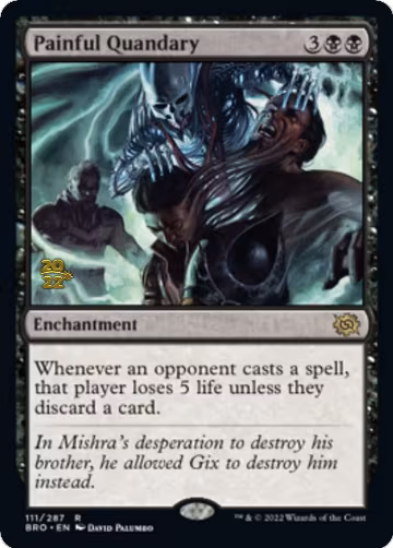 Painful Quandary (BRO) (111), Prerelease Cards — Magic card price