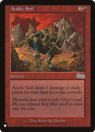 Acidic Soil (172/350), The List Reprints — Magic card price