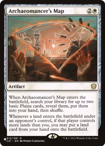 Archaeomancer's Map (012/081), The List Reprints — Magic card price