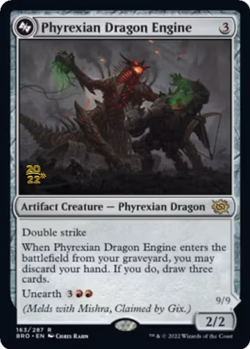 Phyrexian Dragon Engine (163), Prerelease Cards — Magic card price