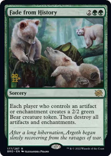 Fade from History (177), Prerelease Cards — Magic card price